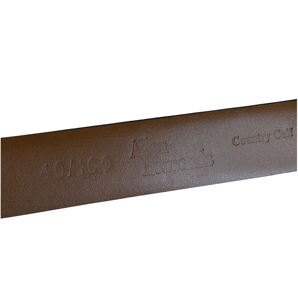 Allen Edmonds Mens Classic Leather Belt Country Calf Brown 40/100 33177 - Picture 3 of 5